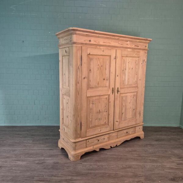 Kast Kledingkast Biedermeier 1850 Grenen