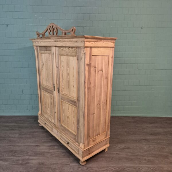 Kast Kledingkast Jugendstil 1900 Grenen - Afbeelding 4
