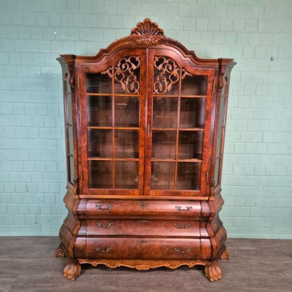 Vitrine Kast Neo-barok Noten 1,85 m - Afbeelding 3
