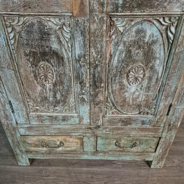 Kast Massief Hout Shabby-Chic 1,00 m - Afbeelding 10