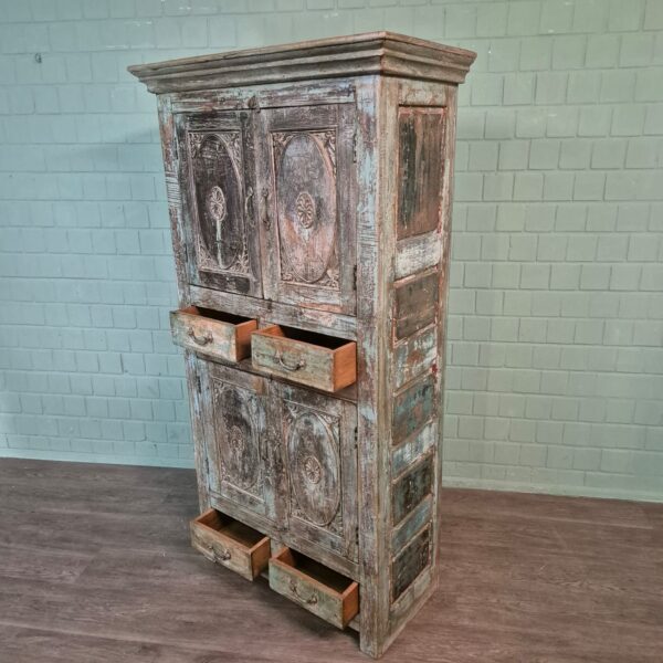 Kast Massief Hout Shabby-Chic 1,00 m - Afbeelding 23