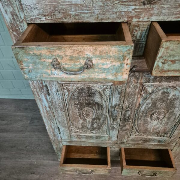 Kast Massief Hout Shabby-Chic 1,00 m - Afbeelding 26