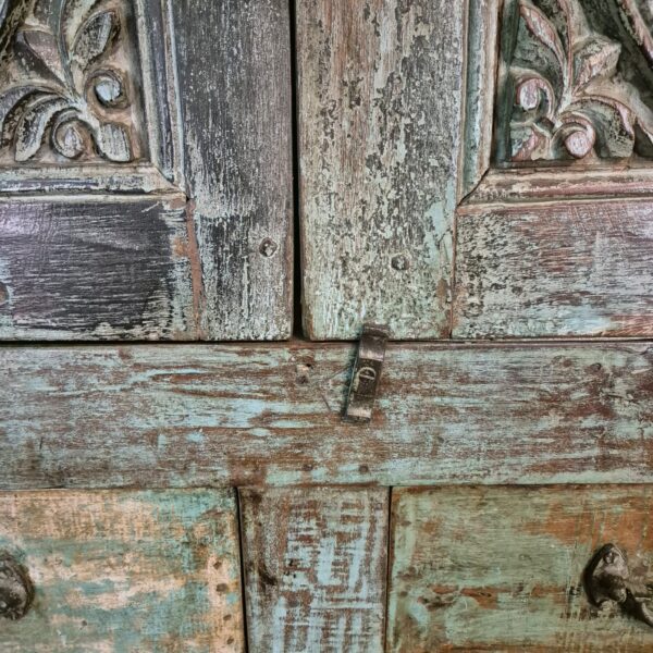 Kast Massief Hout Shabby-Chic 1,00 m - Afbeelding 17