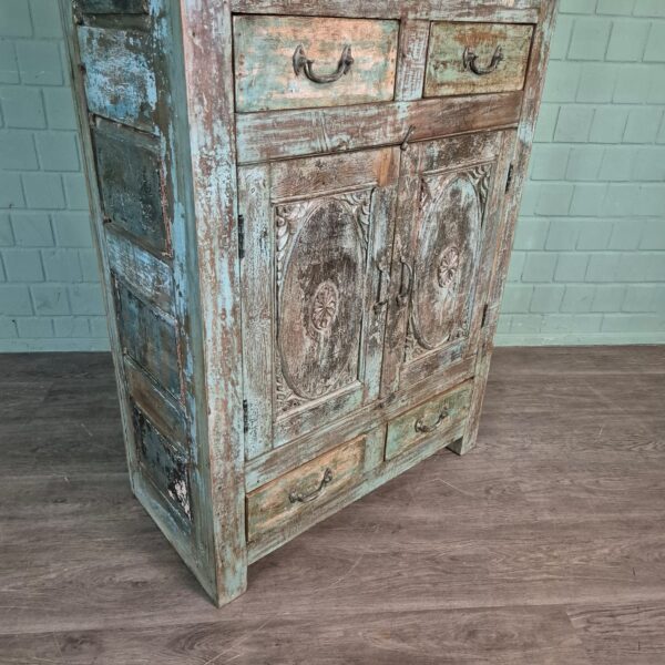 Kast Massief Hout Shabby-Chic 1,00 m - Afbeelding 8