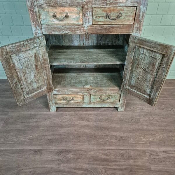 Kast Massief Hout Shabby-Chic 1,00 m - Afbeelding 28