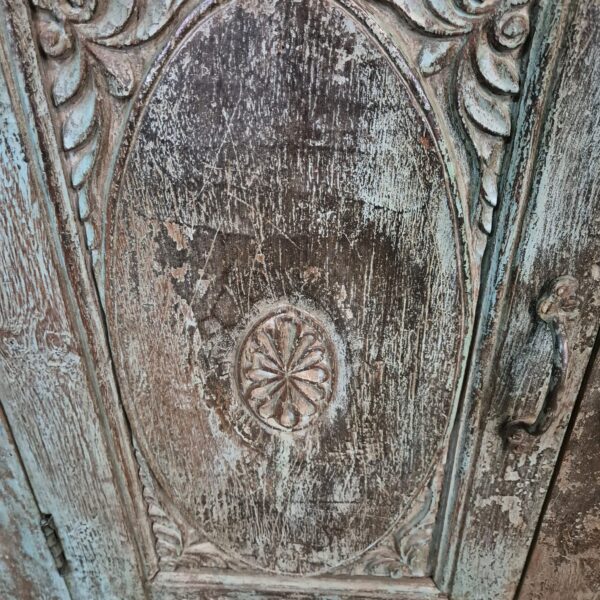 Kast Massief Hout Shabby-Chic 1,00 m - Afbeelding 7