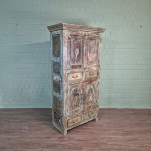 Kast Massief Hout Shabby-Chic 1,00 m