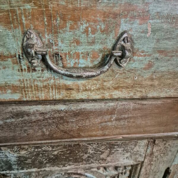 Kast Massief Hout Shabby-Chic 1,00 m - Afbeelding 9