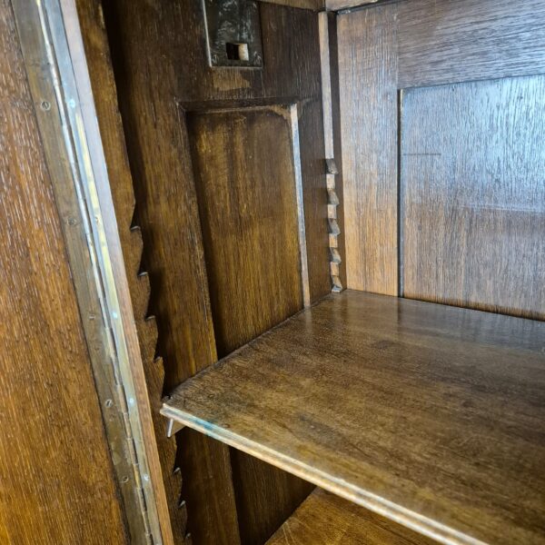 Vitrine Kast Neo-barok 1890 Eiken - Afbeelding 21