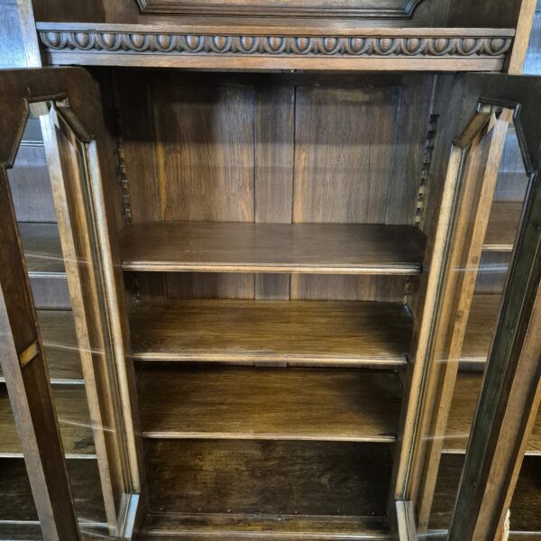 Vitrine Kast Neo-barok 1890 Eiken - Afbeelding 22