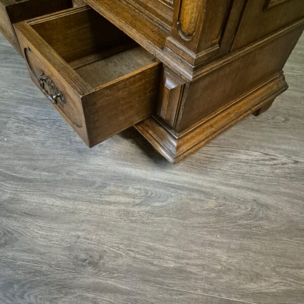 Vitrine Kast Neo-barok 1890 Eiken - Afbeelding 25