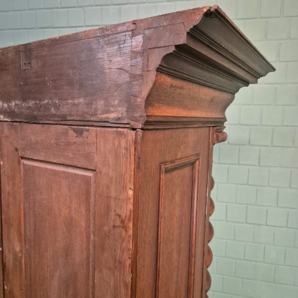 Vitrine Kast Neo-barok 1890 Eiken - Afbeelding 26
