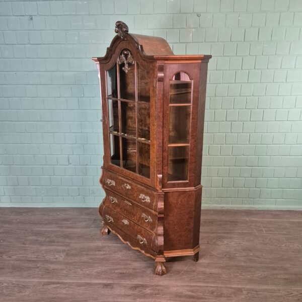 Vitrine Kast Neo-barok Noten 1,10 m - Afbeelding 4