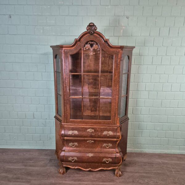Vitrine Kast Neo-barok Noten 1,10 m - Afbeelding 3