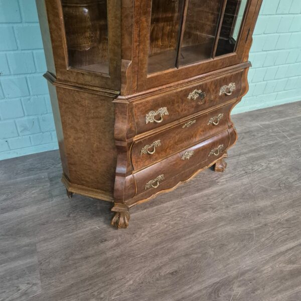 Vitrine Kast Neo-barok Noten 1,10 m - Afbeelding 6