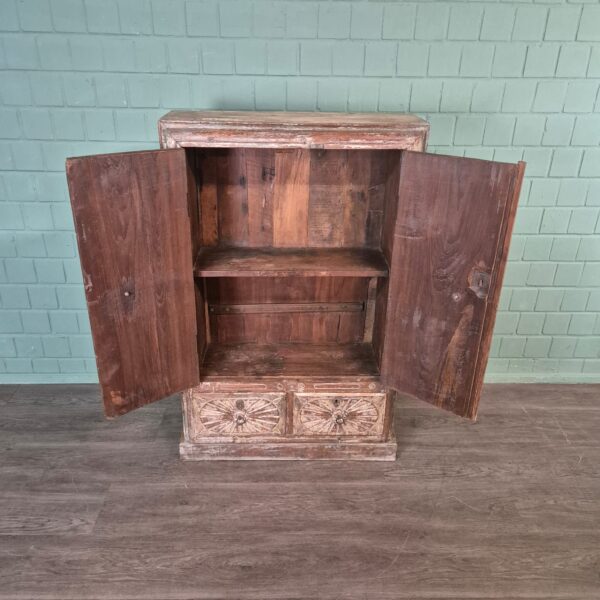 Kast Massief Hout Shabby-Chic 0,85 m - Afbeelding 11