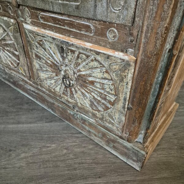 Kast Massief Hout Shabby-Chic 0,85 m - Afbeelding 10