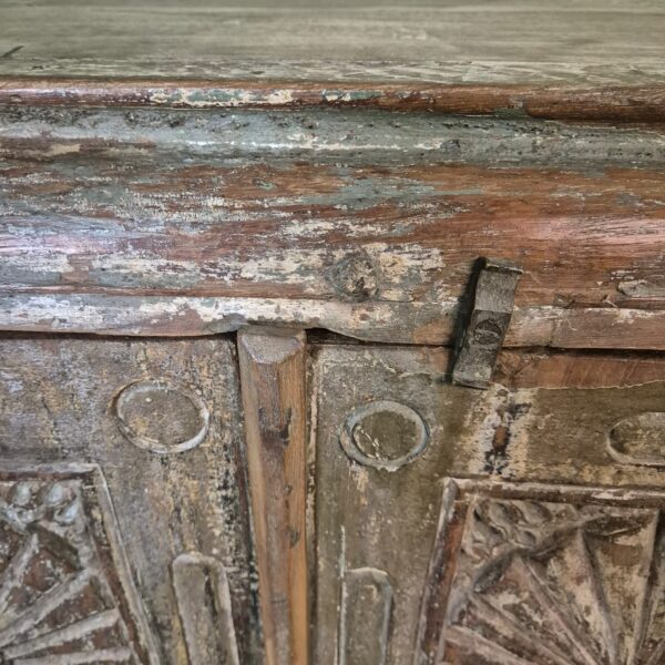 Kast Massief Hout Shabby-Chic 0,85 m - Afbeelding 7