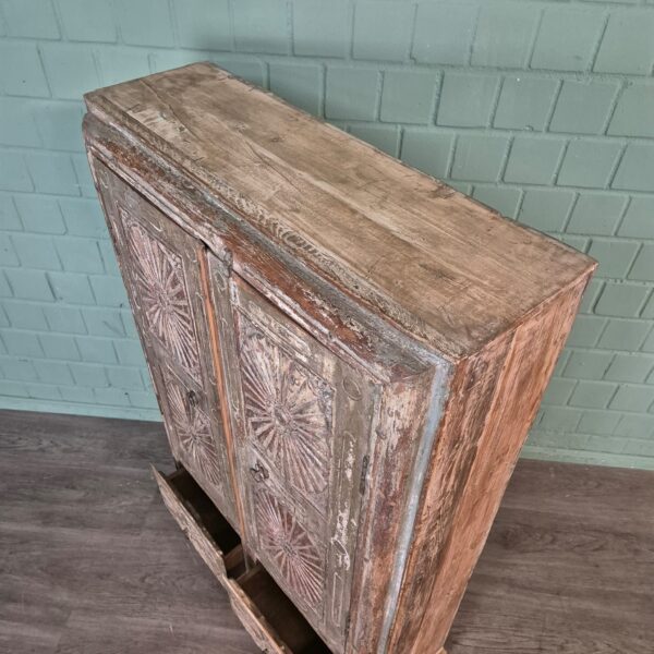 Kast Massief Hout Shabby-Chic 0,85 m - Afbeelding 13