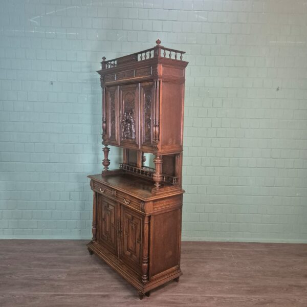 Buffetkast Kast Gründerzeit 1880 Eiken - Afbeelding 4