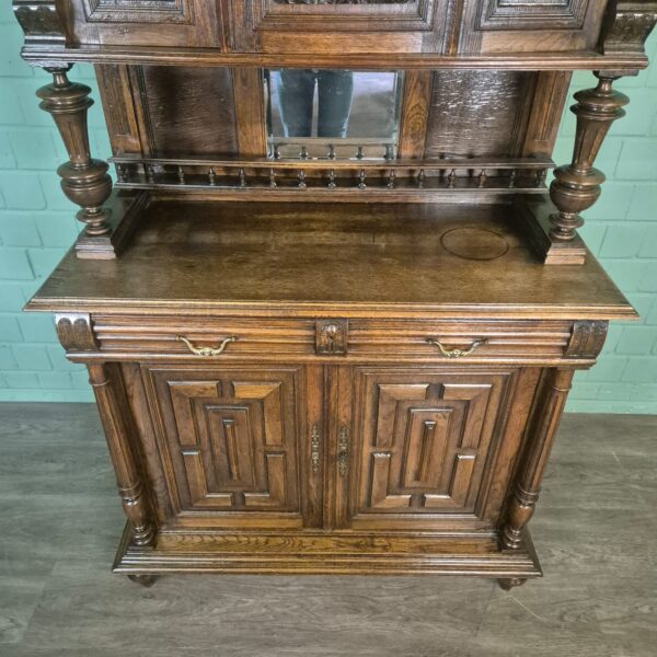 Buffetkast Kast Gründerzeit 1880 Eiken - Afbeelding 11