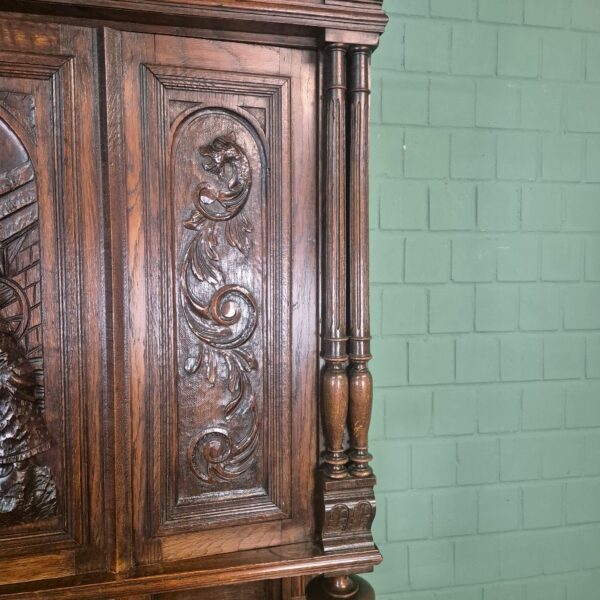 Buffetkast Kast Gründerzeit 1880 Eiken - Afbeelding 16