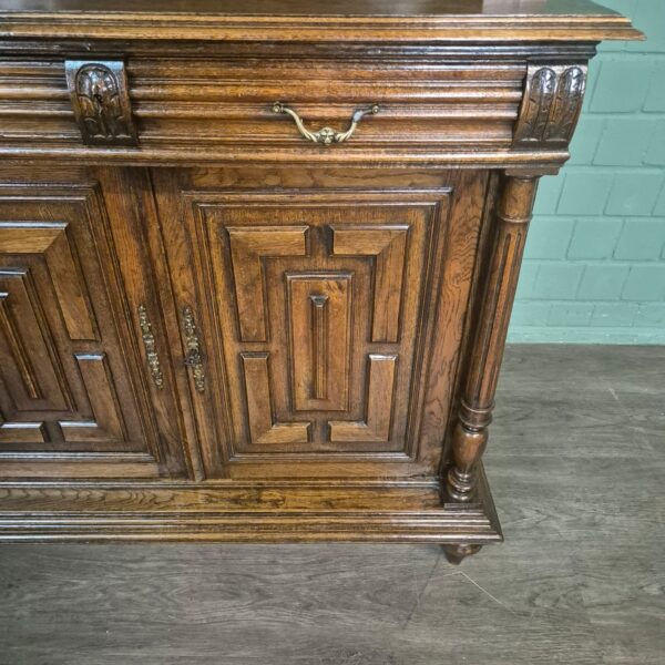 Buffetkast Kast Gründerzeit 1880 Eiken - Afbeelding 13