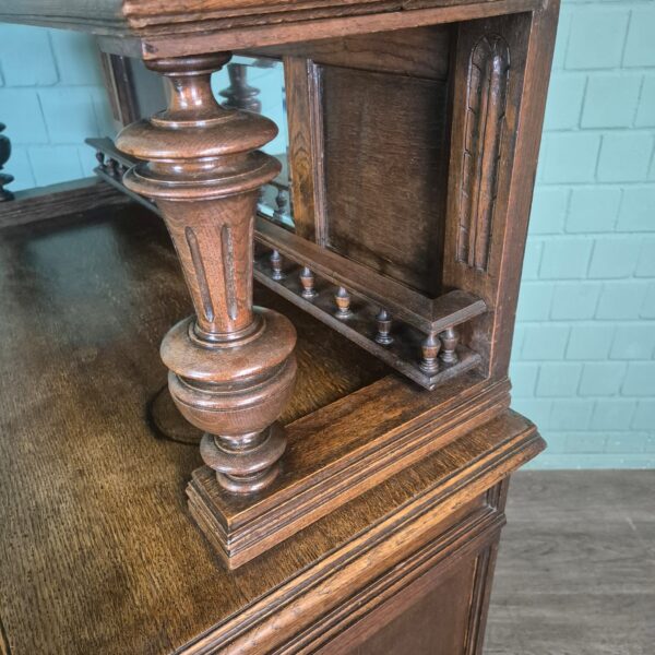 Buffetkast Kast Gründerzeit 1880 Eiken - Afbeelding 15