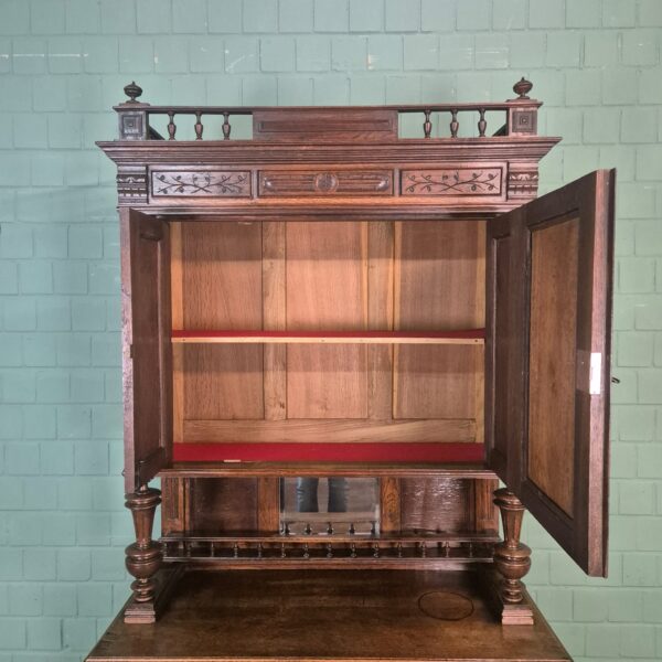 Buffetkast Kast Gründerzeit 1880 Eiken - Afbeelding 20