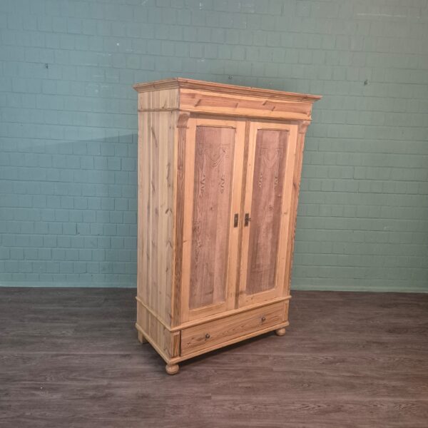 Kast Kledingkast Jugendstil 1900 Grenen