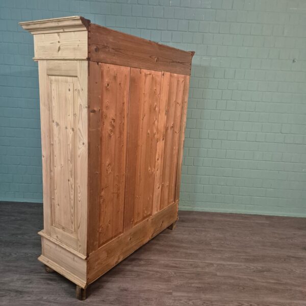 Kast Kledingkast Gründerzeit 1880 Grenen - Afbeelding 20