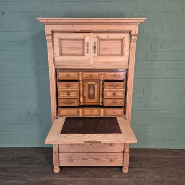 Secretaire Gründerzeit 1880 Grenen - Afbeelding 6