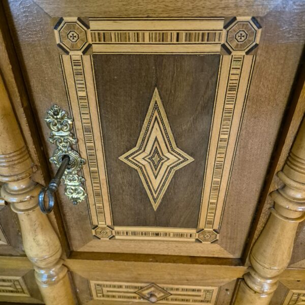 Secretaire Gründerzeit 1880 Grenen - Afbeelding 13