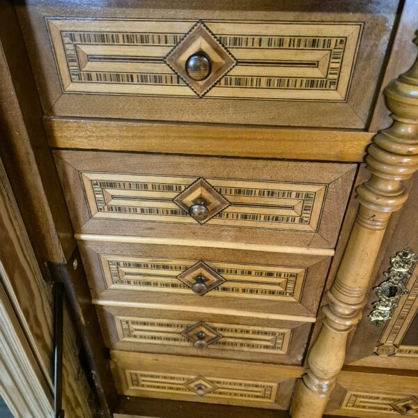 Secretaire Gründerzeit 1880 Grenen - Afbeelding 11