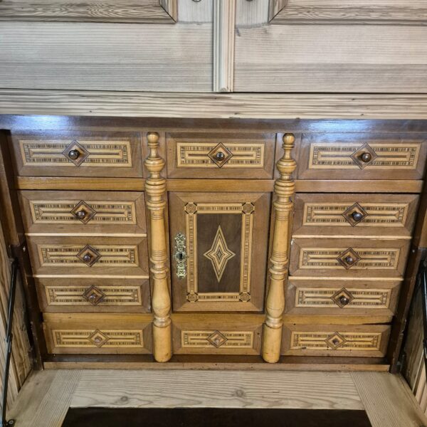 Secretaire Gründerzeit 1880 Grenen - Afbeelding 12