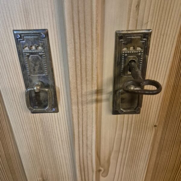 Kast Kledingkast Jugendstil 1900 Grenen - Afbeelding 7
