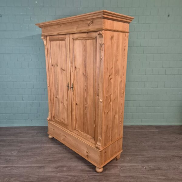 Kast Kledingkast Gründerzeit 1880 Grenen - Afbeelding 4
