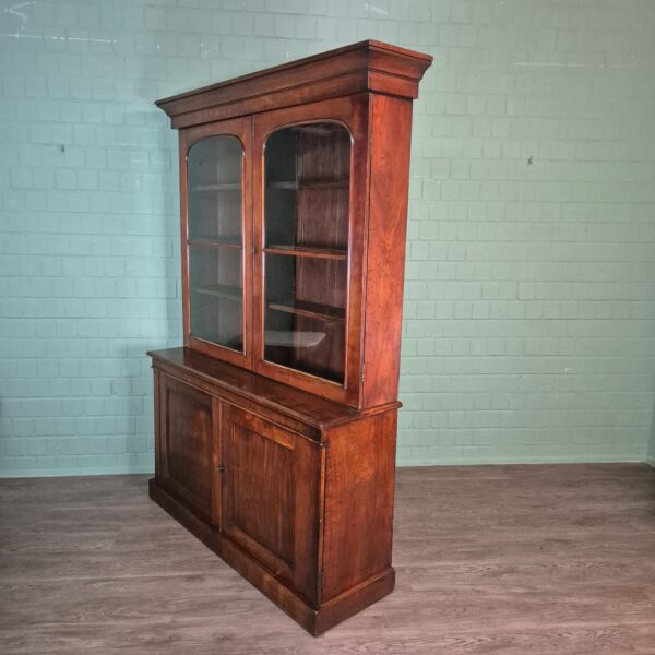 Boekenkast Biedermeier 1840 Mahonie - Afbeelding 4