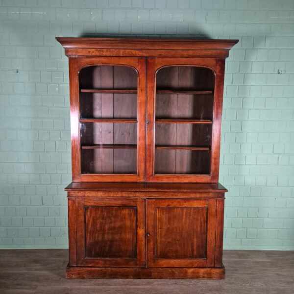 Boekenkast Biedermeier 1840 Mahonie - Afbeelding 3