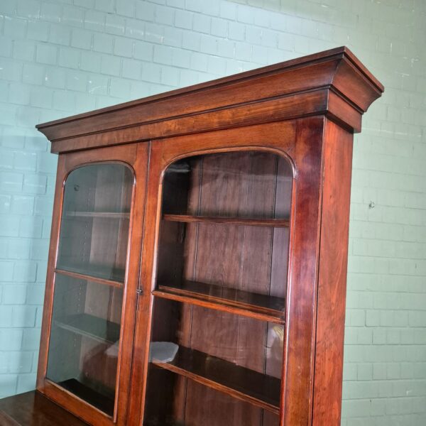 Boekenkast Biedermeier 1840 Mahonie - Afbeelding 9