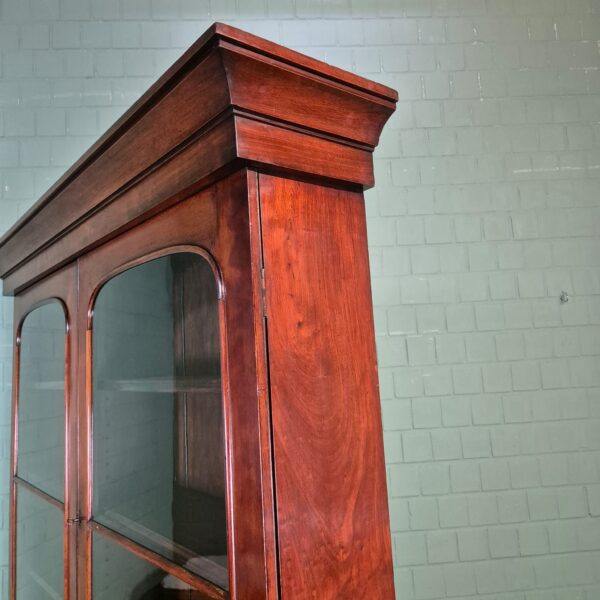 Boekenkast Biedermeier 1840 Mahonie - Afbeelding 8