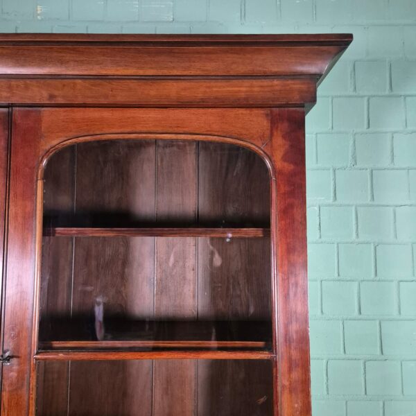 Boekenkast Biedermeier 1840 Mahonie - Afbeelding 10