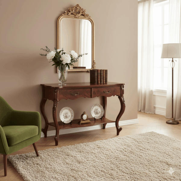Sidetable Sideboard Mahonie 1,08 m - Afbeelding 2