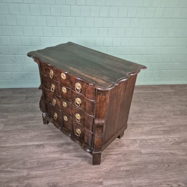 Barokcommode Commode Barok 1790 Eiken - Afbeelding 5