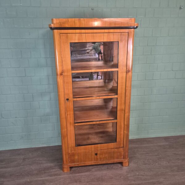 Vitrine Servieskast Biedermeier 1850 Kersen - Afbeelding 3