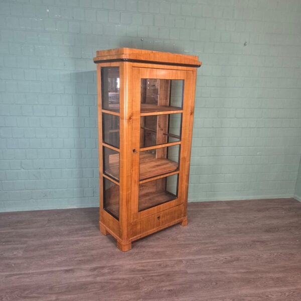 Vitrine Servieskast Biedermeier 1850 Kersen