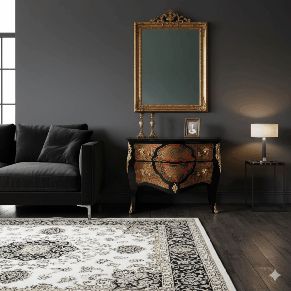 Commode Latoen Koper Barokstijl 1,26 m - Afbeelding 2