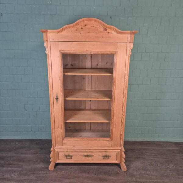 Vitrine Boekenkast Louis Philippe 1860 Grenen - Afbeelding 3