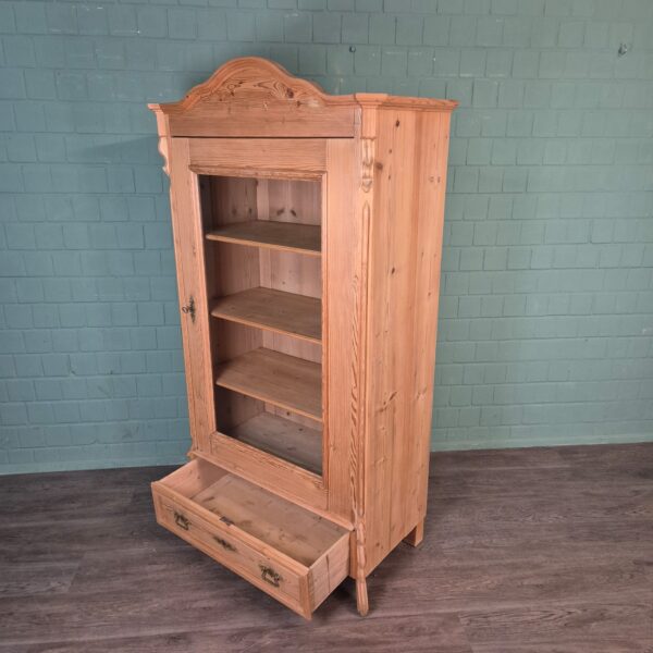 Vitrine Boekenkast Louis Philippe 1860 Grenen - Afbeelding 11