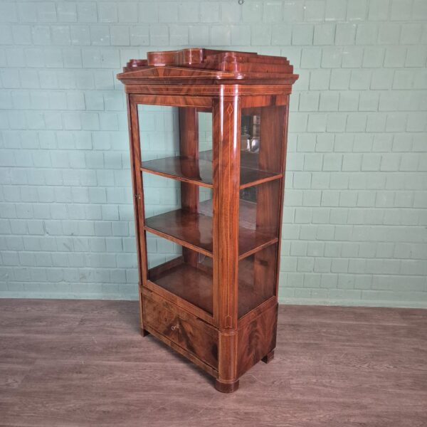 Vitrine Servieskast Biedermeier 1830 Mahonie - Afbeelding 4